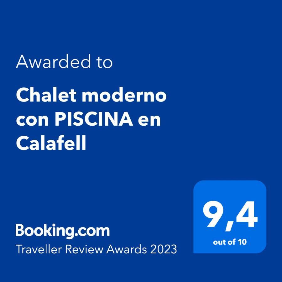 Chalet Moderno Con Piscina En Calafell Villa Buitenkant foto